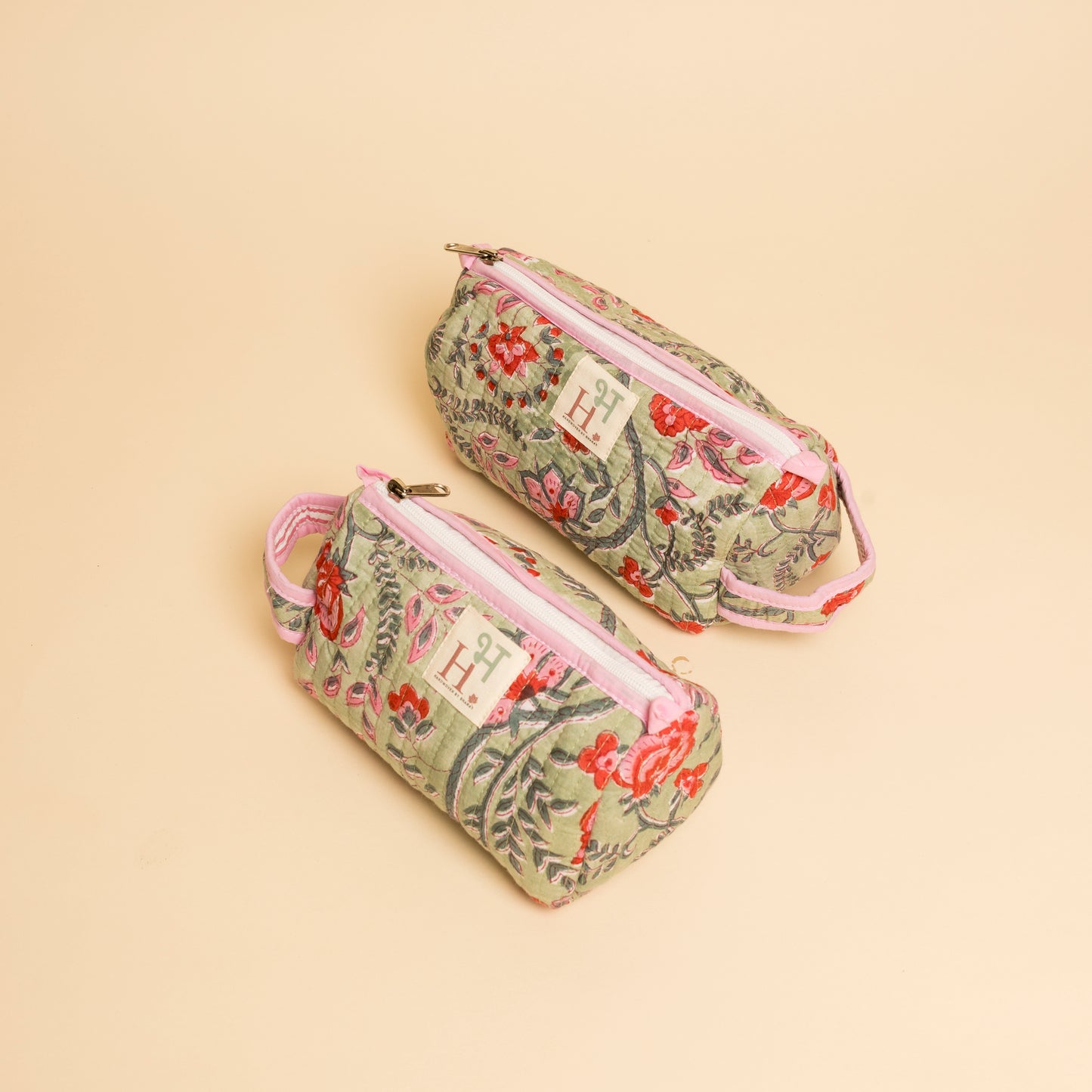 Turquoise Spring Cosmetic Case (Set of 2)