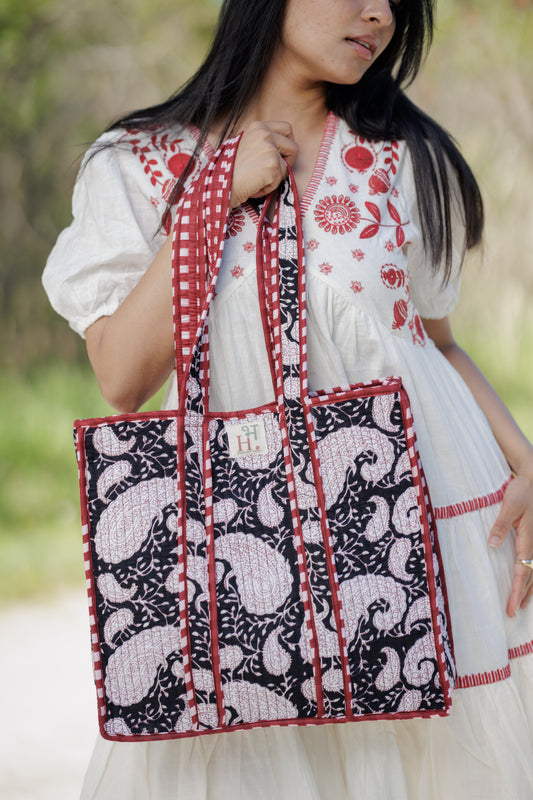 Bold Paisley Gingham