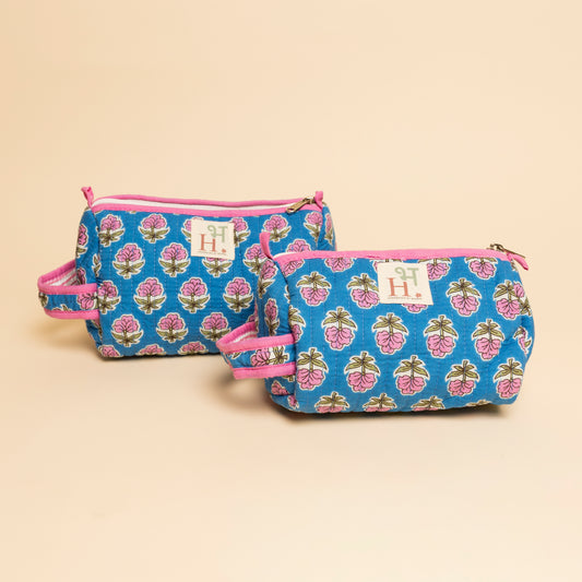 Blue Star Cosmetic Case (Set of 2)