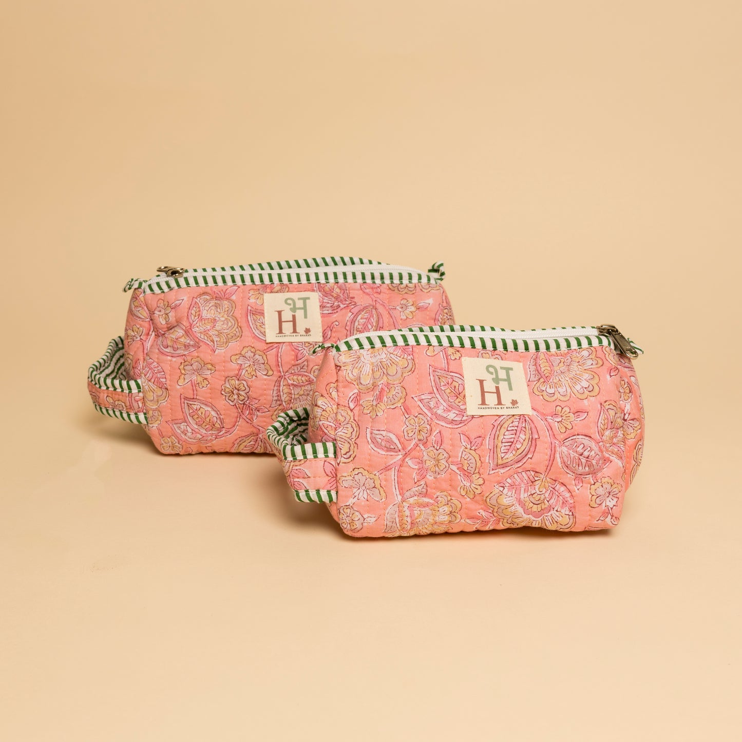 Pink Mango Cosmetic Case (Set of 2)